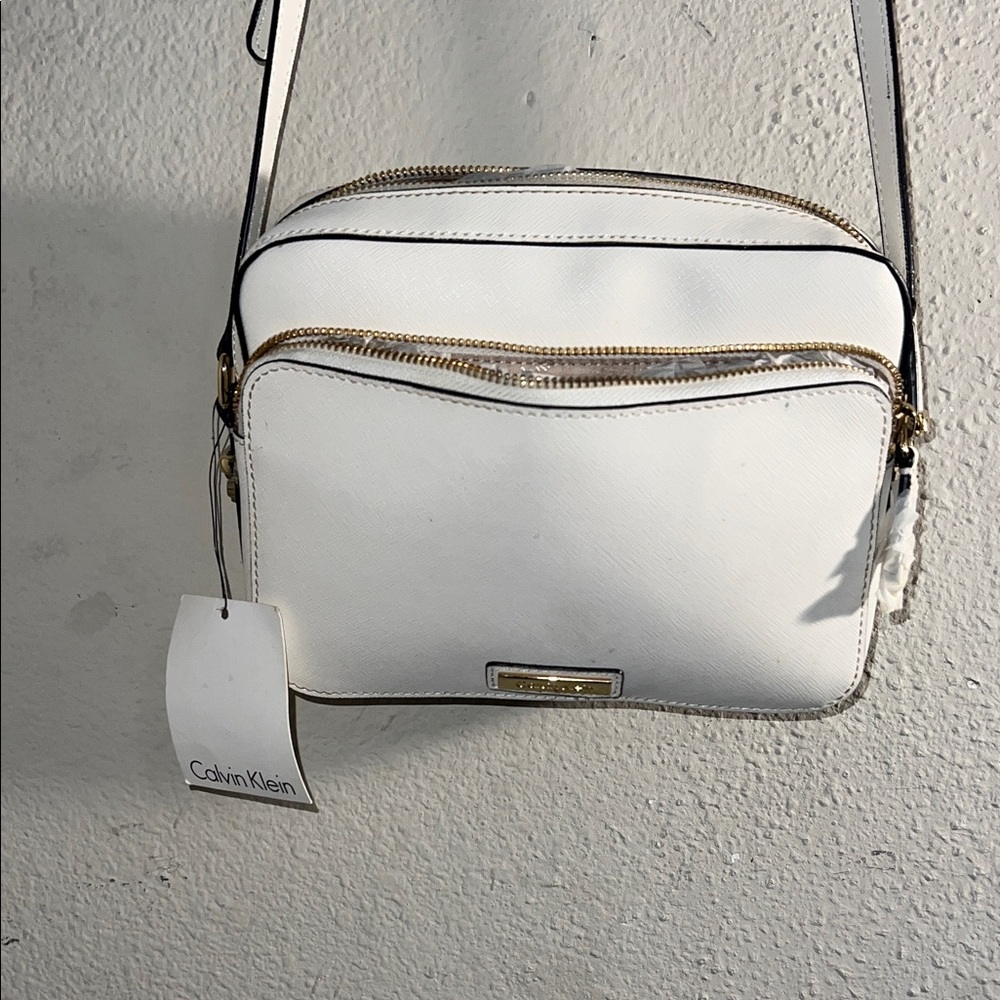 Calvin Klein White Crossbody Bag
